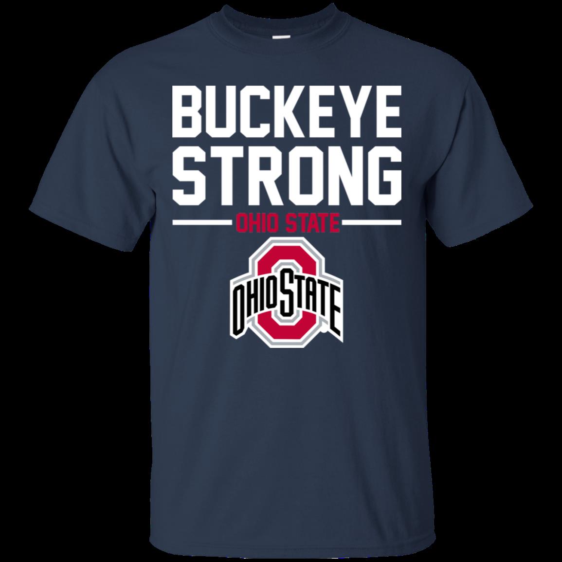 Ohio State Buckeyes Strong T Shirt Cotton Shirt 1 » Cool Gifts for You - Mfamilygift Ohio State Buckeyes Strong T Shirt Cotton Shirt 1