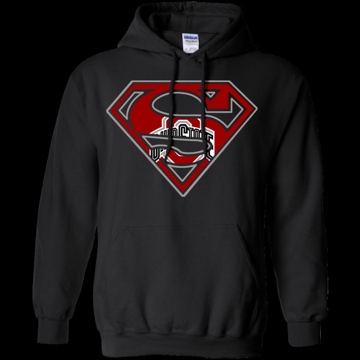 Ohio State Buckeyes Superman Shirt Hoodie Ohio State Buckeyes Superman Shirt Hoodie