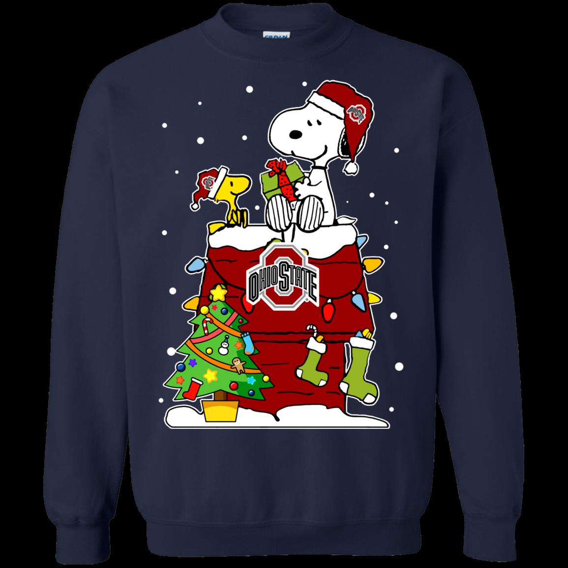 Ohio State Buckeyes Ugly Christmas Sweaters Snoopy Woodstock Hoodies Sweatshirts 1 » Cool Gifts for You - Mfamilygift Ohio State Buckeyes Ugly Christmas Sweaters Snoopy Woodstock Hoodies Sweatshirts 1