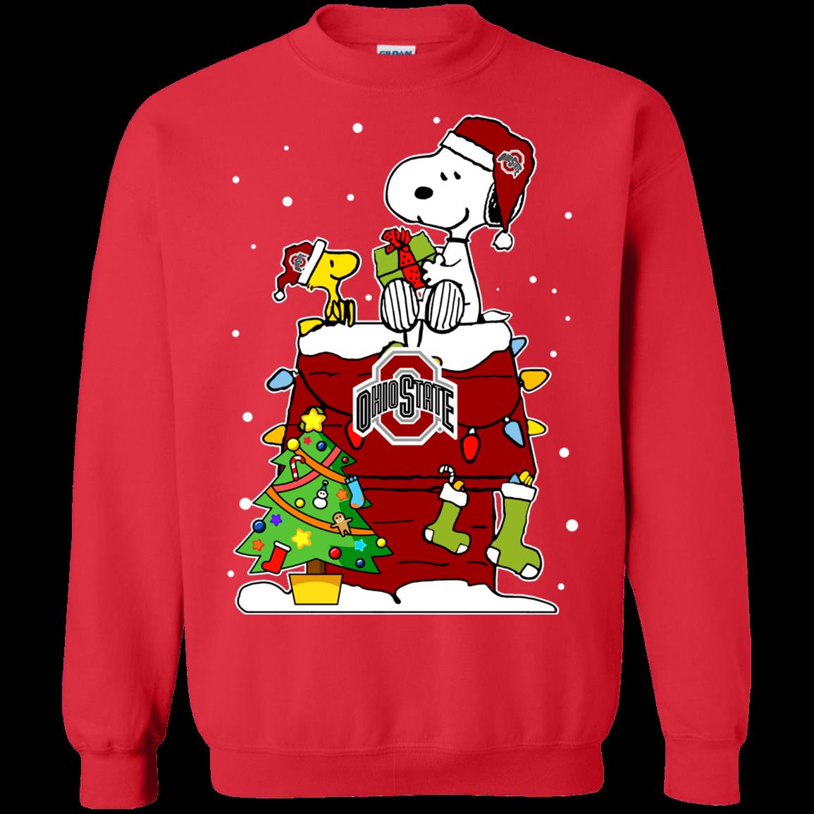 Ohio State Buckeyes Ugly Christmas Sweaters Snoopy Woodstock Hoodies Sweatshirts 4 » Cool Gifts for You - Mfamilygift Ohio State Buckeyes Ugly Christmas Sweaters Snoopy Woodstock Hoodies Sweatshirts 4