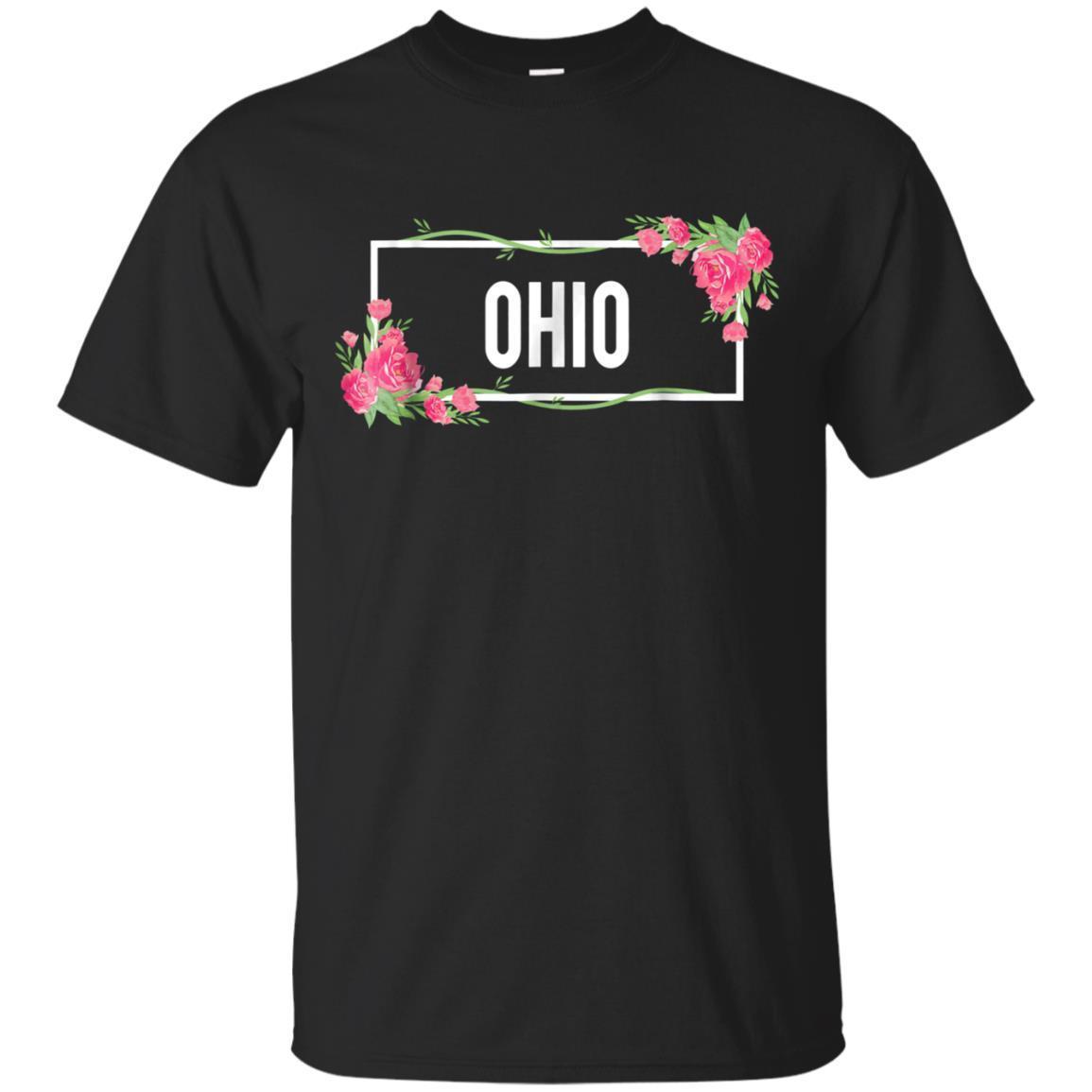 Ohio T-shirt Floral Hibiscus Flower