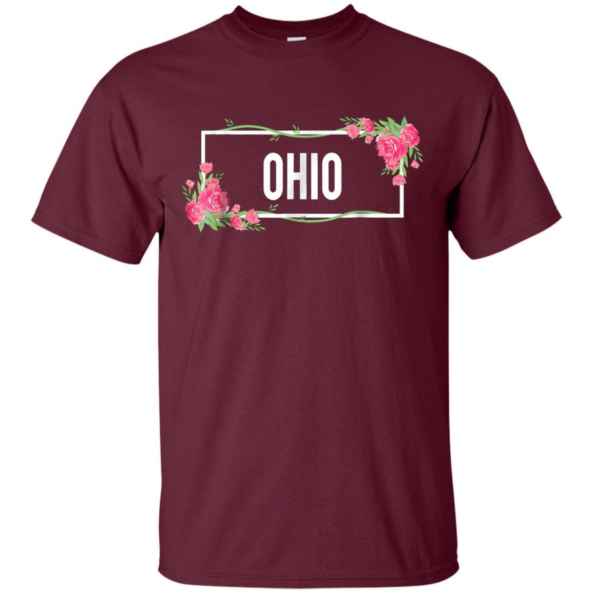 Ohio T-shirt Floral Hibiscus Flower 2 » Cool Gifts for You - Mfamilygift Ohio T-shirt Floral Hibiscus Flower 2