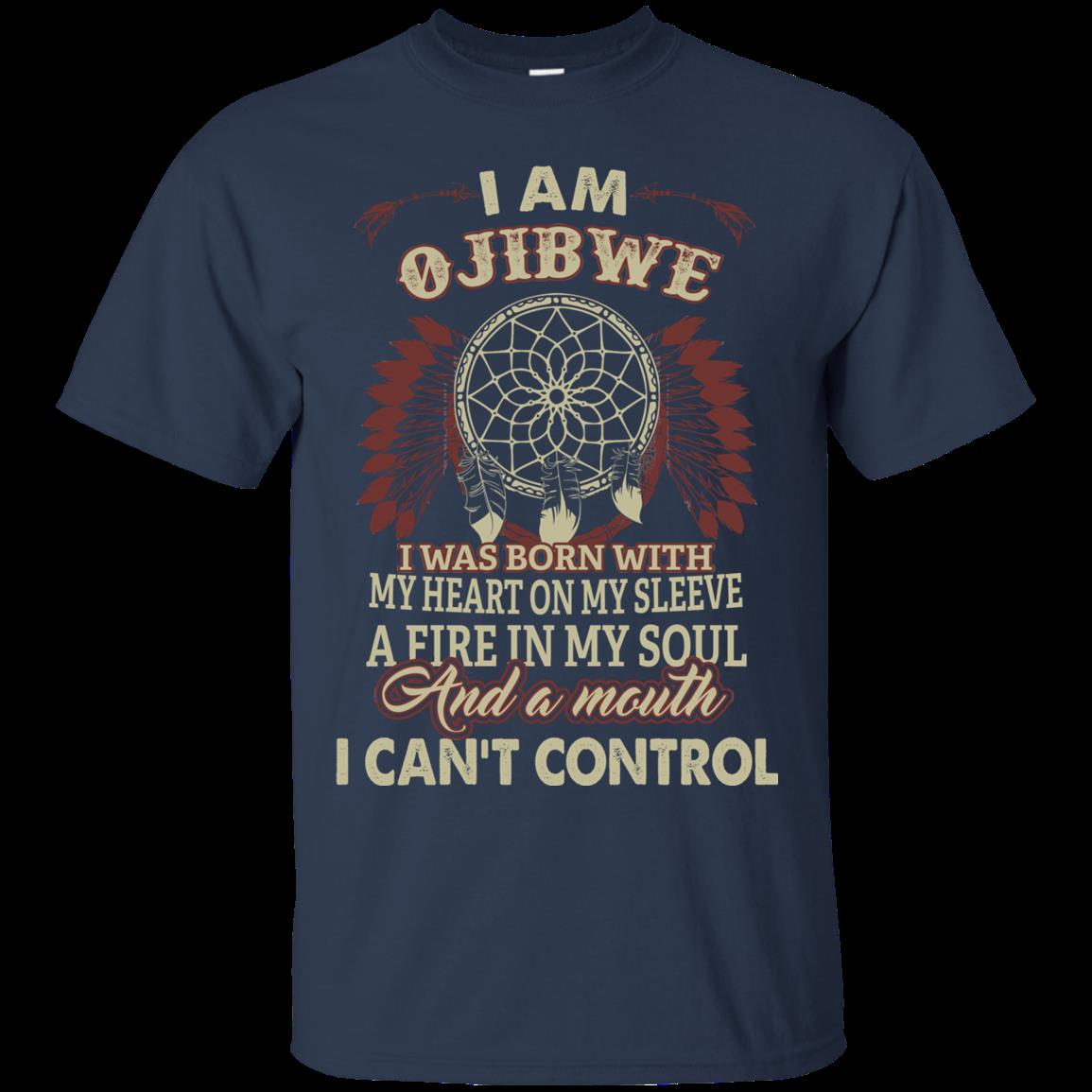Ojibwe Shirts I Was Born With A Mouth I Can’t Control 1 » Cool Gifts for You - Mfamilygift Ojibwe Shirts I Was Born With A Mouth I Can’t Control 1