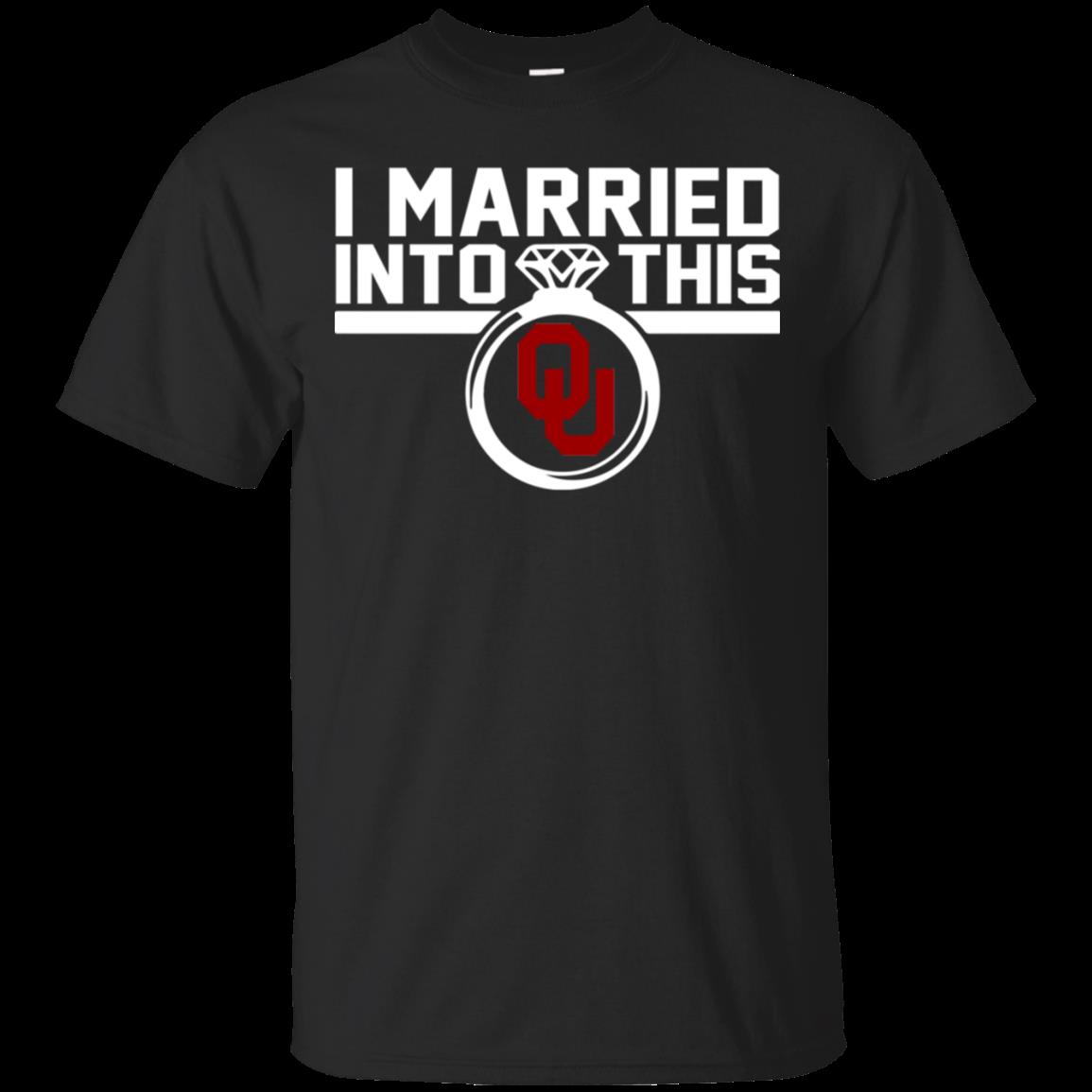 Oklahoma Sooners I Married Into This Shirt Cotton Shirt