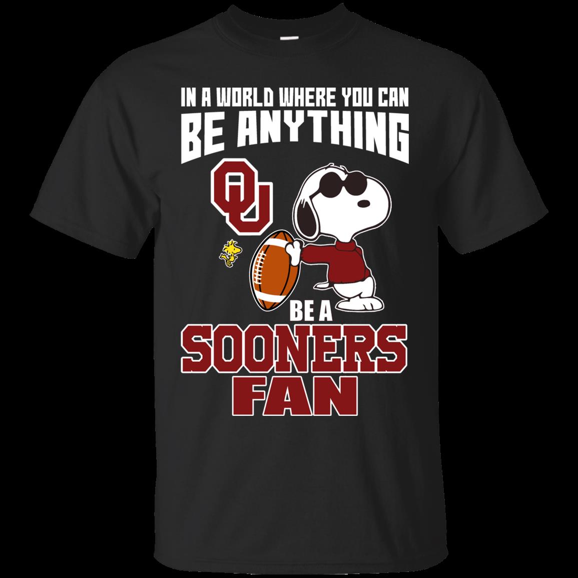 Oklahoma Sooners Snoopy Shirts Be A Fan