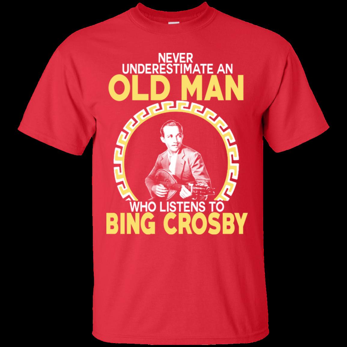 Old Man Bing Crosby Never Underestimate An Old Man Listens To Bing Crosby T Shirt Hoodies Sweatshirt 1 » Cool Gifts for You - Mfamilygift Old Man Bing Crosby Never Underestimate An Old Man Listens To Bing Crosby T Shirt Hoodies Sweatshirt 1