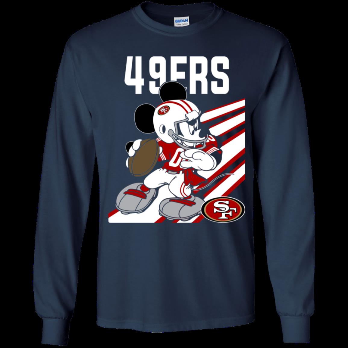 San Francisco 49Ers Mickey Mouse Disney Nfl Shirt Youth Ls Shirt 1 » Cool Gifts for You - Mfamilygift San Francisco 49Ers Mickey Mouse Disney Nfl Shirt Youth Ls Shirt 1