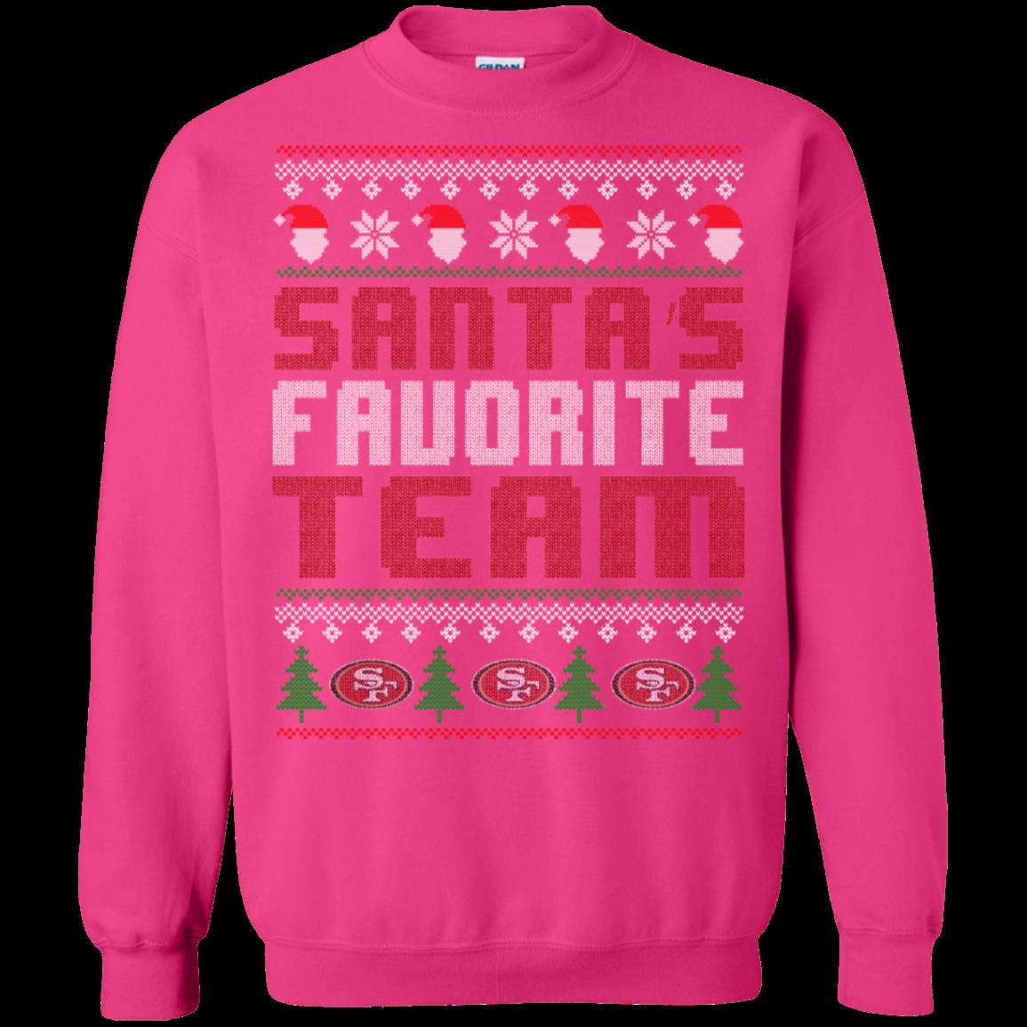 San Francisco 49Ers Ugly Christmas Sweater Santa Favorite Team 3 » Cool Gifts for You - Mfamilygift San Francisco 49Ers Ugly Christmas Sweater Santa Favorite Team 3