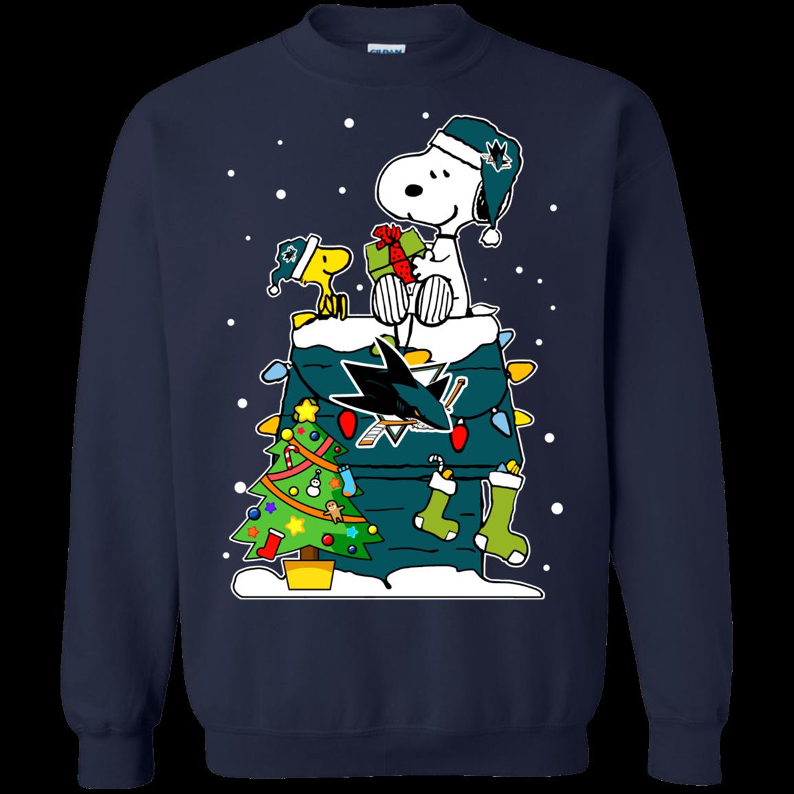 San Jose Sharks Ugly Christmas Sweaters Snoopy Hoodies Sweatshirts 2 » Cool Gifts for You - Mfamilygift San Jose Sharks Ugly Christmas Sweaters Snoopy Hoodies Sweatshirts 2