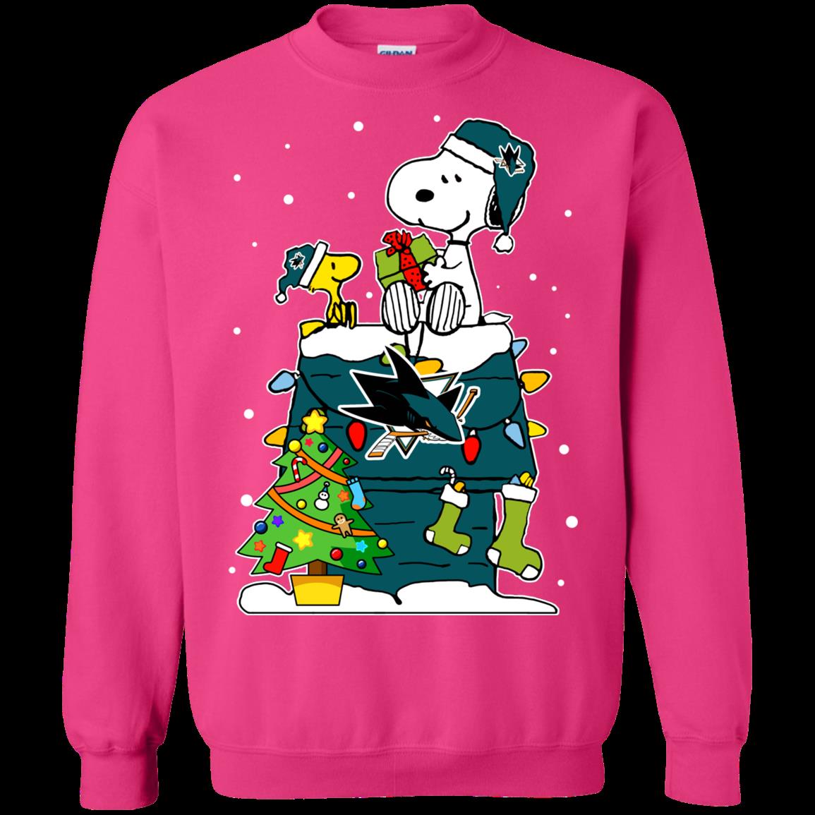 San Jose Sharks Ugly Christmas Sweaters Snoopy Hoodies Sweatshirts 4 » Cool Gifts for You - Mfamilygift San Jose Sharks Ugly Christmas Sweaters Snoopy Hoodies Sweatshirts 4