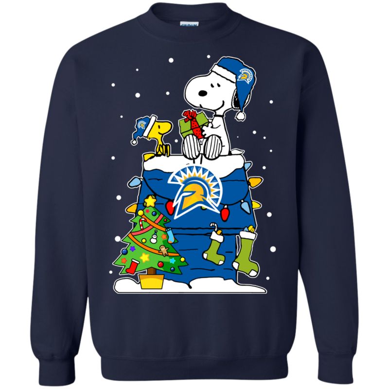 San Jose State Spartans Ugly Christmas Sweaters Snoopy Woodstock T Shirt Hoodies Sweatshirt 1 » Cool Gifts for You - Mfamilygift San Jose State Spartans Ugly Christmas Sweaters Snoopy Woodstock T Shirt Hoodies Sweatshirt 1