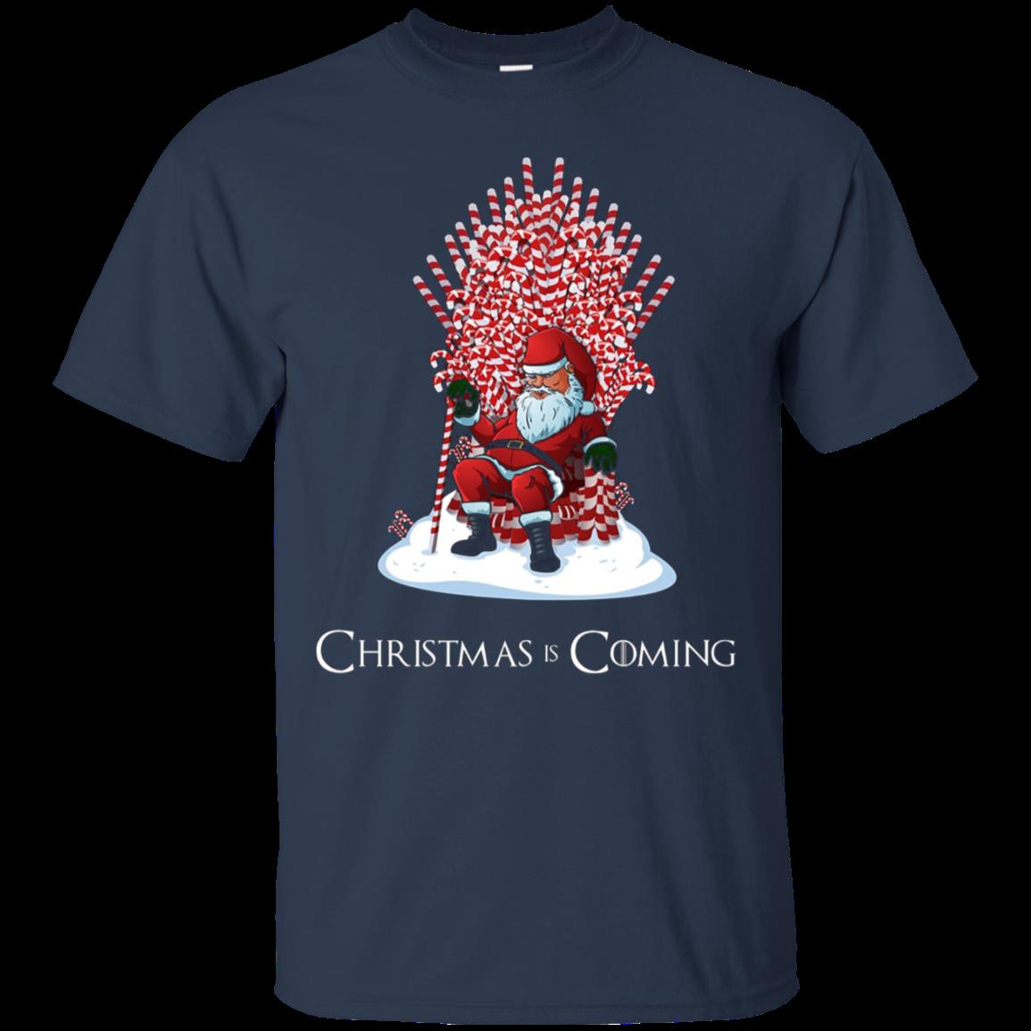 Santa Candy Cane Throne Funny Christmas T Shirt Cotton Shirt 1 » Cool Gifts for You - Mfamilygift Santa Candy Cane Throne Funny Christmas T Shirt Cotton Shirt 1