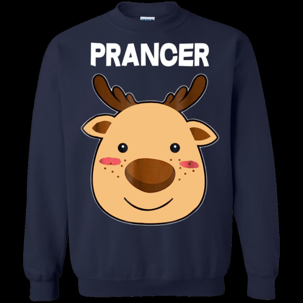Santa Reindeer Prancer Shirt Matching Christmas Pjs Shirt Sweatshirt 1 » Cool Gifts for You - Mfamilygift Santa Reindeer Prancer Shirt Matching Christmas Pjs Shirt Sweatshirt 1