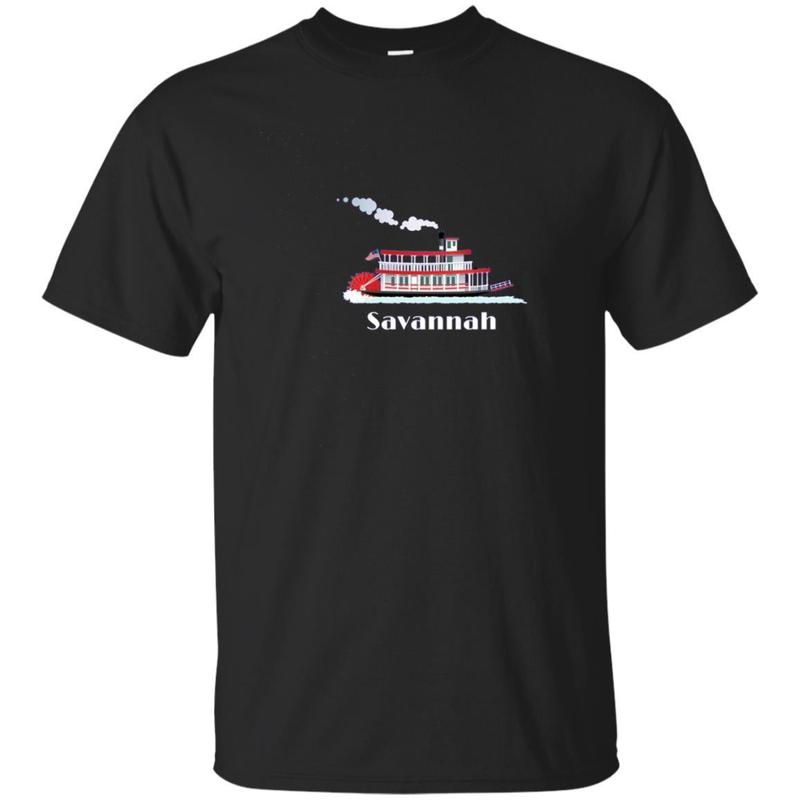 Savannah Riverboat Paddleboat Georgia Ga River T-Shirt 2 Savannah Riverboat Paddleboat Georgia Ga River T-Shirt 2