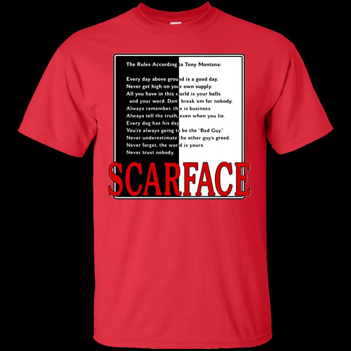 Scarface Shirts The Rules According To Tony Montana 2 » Cool Gifts for You - Mfamilygift Scarface Shirts The Rules According To Tony Montana 2