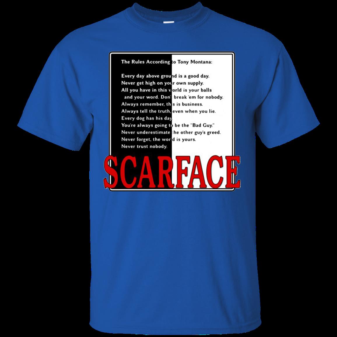 Scarface Shirts The Rules According To Tony Montana 3 » Cool Gifts for You - Mfamilygift Scarface Shirts The Rules According To Tony Montana 3