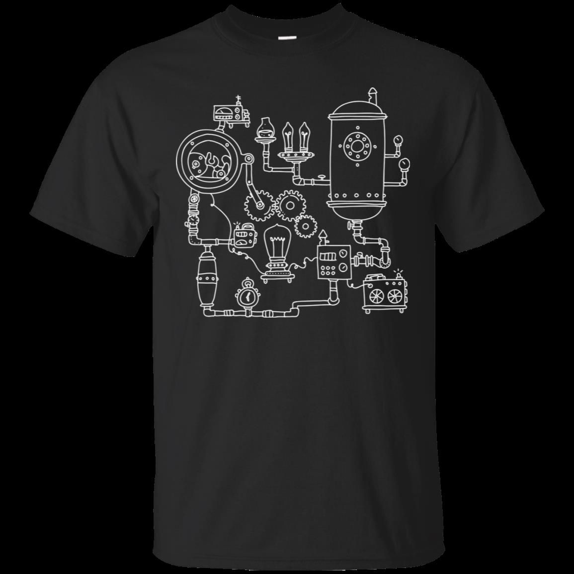 Science Steampunk Gear Blueprint Science T Shirt Hoodies Sweatshirt