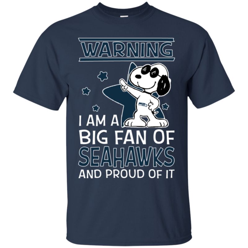 Seattle Seahawks Snoopy Shirts Warning I Am A Big Fan 1 » Cool Gifts for You - Mfamilygift Seattle Seahawks Snoopy Shirts Warning I Am A Big Fan 1