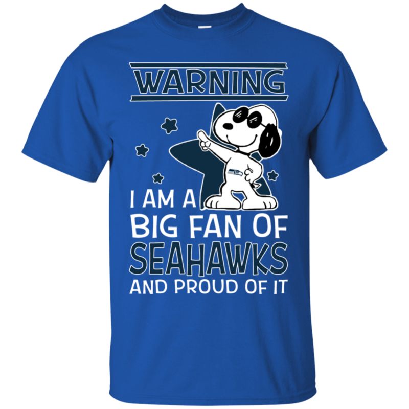 Seattle Seahawks Snoopy Shirts Warning I Am A Big Fan 3 » Cool Gifts for You - Mfamilygift Seattle Seahawks Snoopy Shirts Warning I Am A Big Fan 3