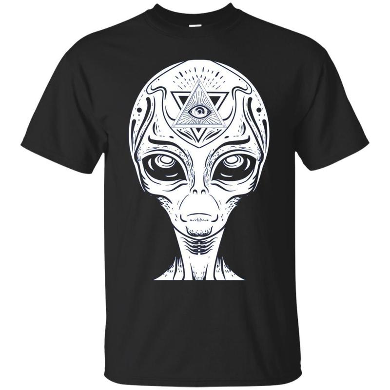 Secret Illuminati Society Long Sleeve T-Shirt Egyptian Alien