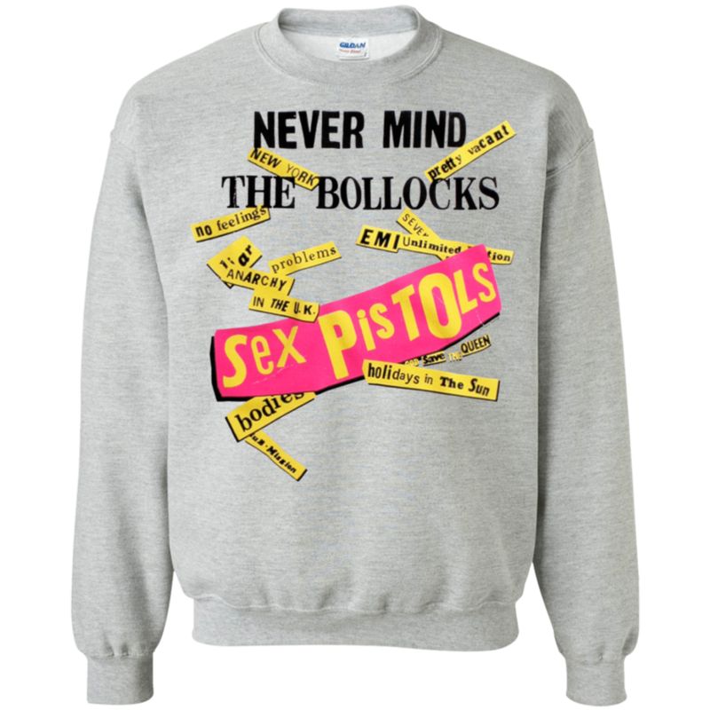 Sex Pistols Never Mind The Bollocks Track List Shirt Sweatshirt