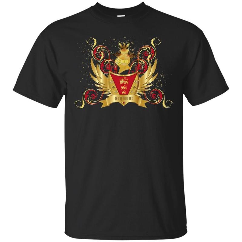 Seymour Family Crest Heraldic Shield T Shirt