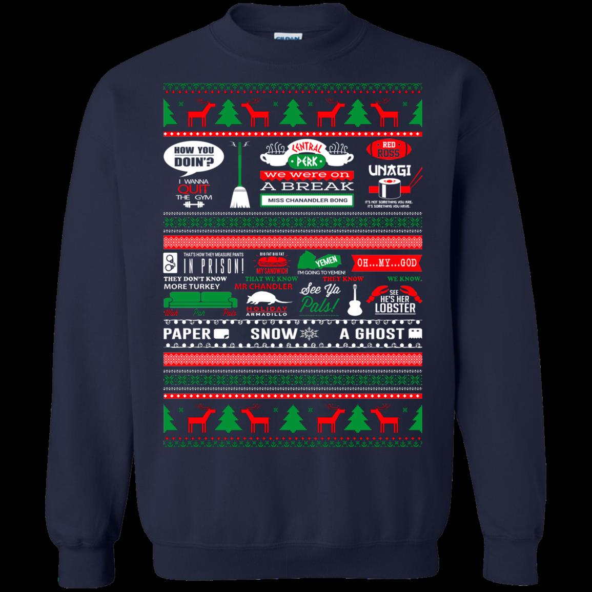 S How You Doin I Wanna Quit The Gym Central Perk We Friends Ugly Christmas Shirts T Shirt Hoodies Sweatshirt 1 » Cool Gifts for You - Mfamilygift S How You Doin I Wanna Quit The Gym Central Perk We Friends Ugly Christmas Shirts T Shirt Hoodies Sweatshirt 1