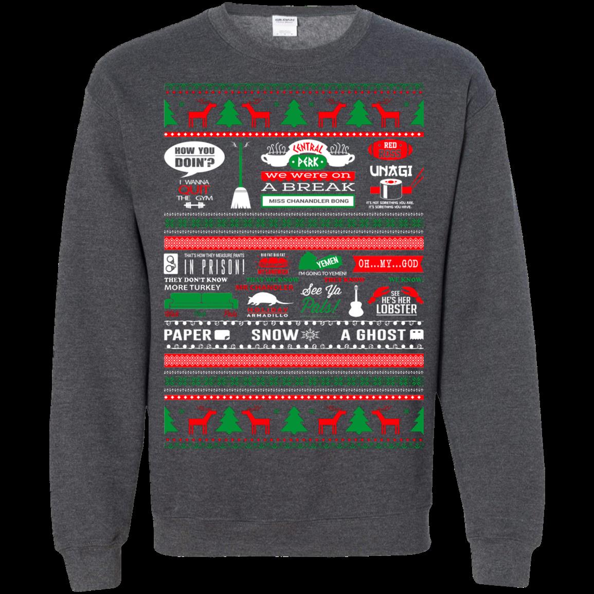 S How You Doin I Wanna Quit The Gym Central Perk We Friends Ugly Christmas Shirts T Shirt Hoodies Sweatshirt 2 » Cool Gifts for You - Mfamilygift S How You Doin I Wanna Quit The Gym Central Perk We Friends Ugly Christmas Shirts T Shirt Hoodies Sweatshirt 2