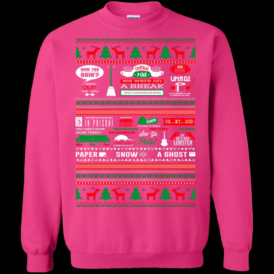 S How You Doin I Wanna Quit The Gym Central Perk We Friends Ugly Christmas Shirts T Shirt Hoodies Sweatshirt 3 » Cool Gifts for You - Mfamilygift S How You Doin I Wanna Quit The Gym Central Perk We Friends Ugly Christmas Shirts T Shirt Hoodies Sweatshirt 3
