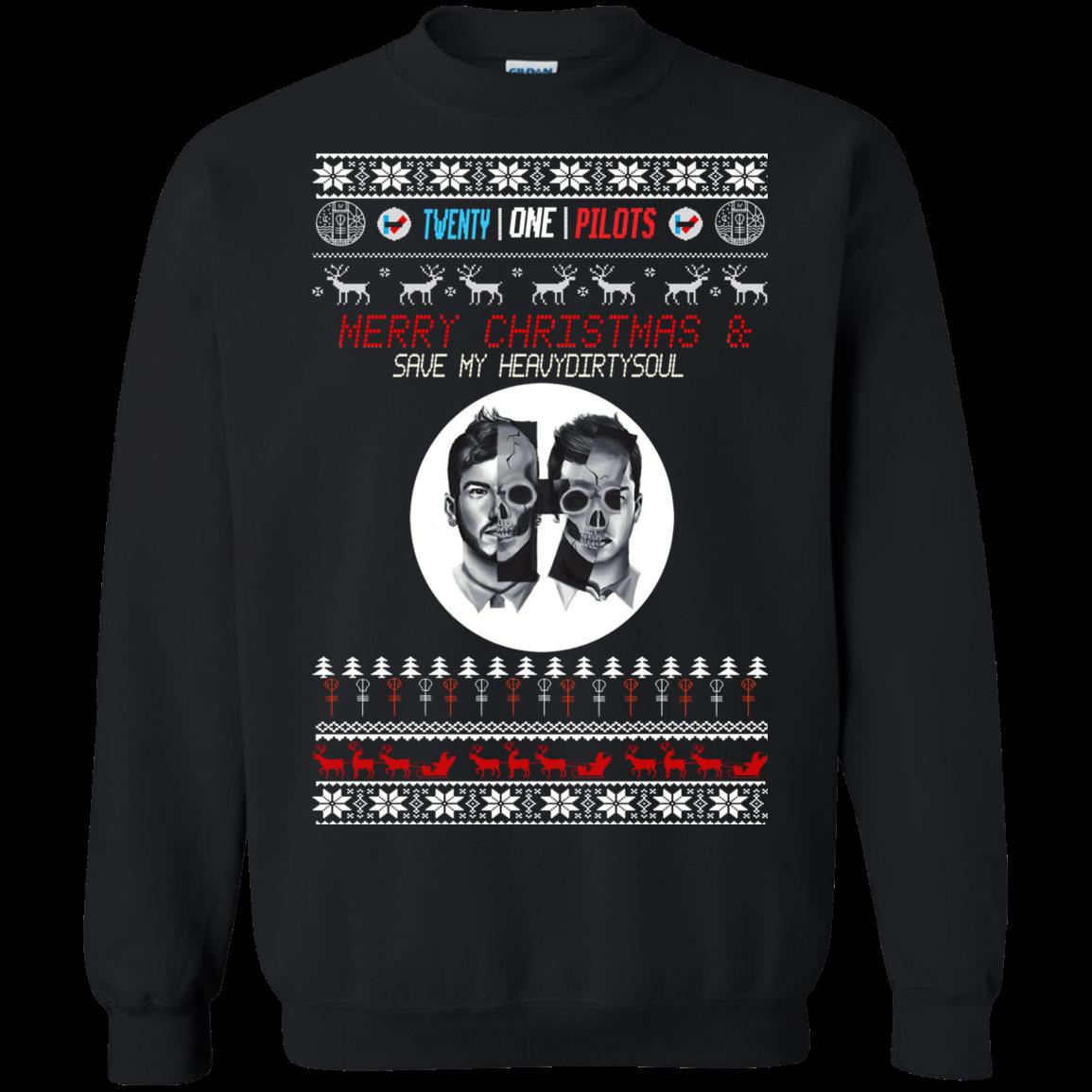 S Merry Christmas Save My Heavidirtysoul Twenty One Pilots Ugly Christmas Shirts T Shirt Hoodies Sweatshirt