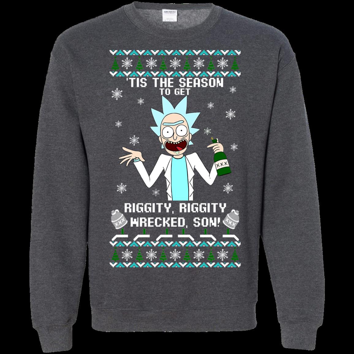 S Rick And Morty Ugly Christmas Sweater T Shirt Hoodies Sweatshirt 2 » Cool Gifts for You - Mfamilygift S Rick And Morty Ugly Christmas Sweater T Shirt Hoodies Sweatshirt 2