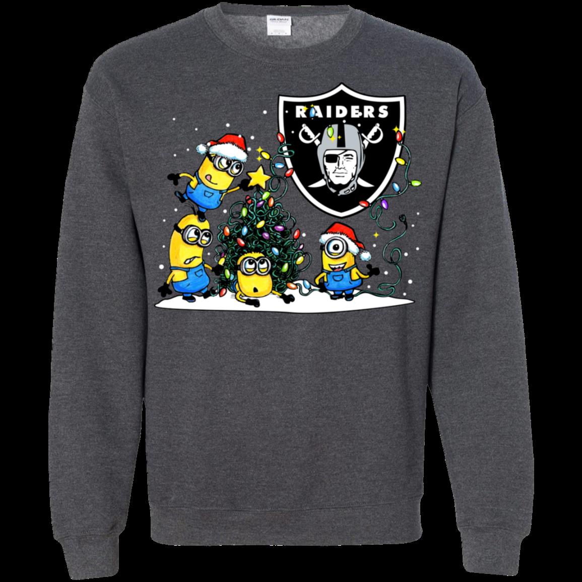 S S Christmas Oakland Raiders Minions Shirts T Shirt Hoodies Sweatshirt 2 » Cool Gifts for You - Mfamilygift S S Christmas Oakland Raiders Minions Shirts T Shirt Hoodies Sweatshirt 2
