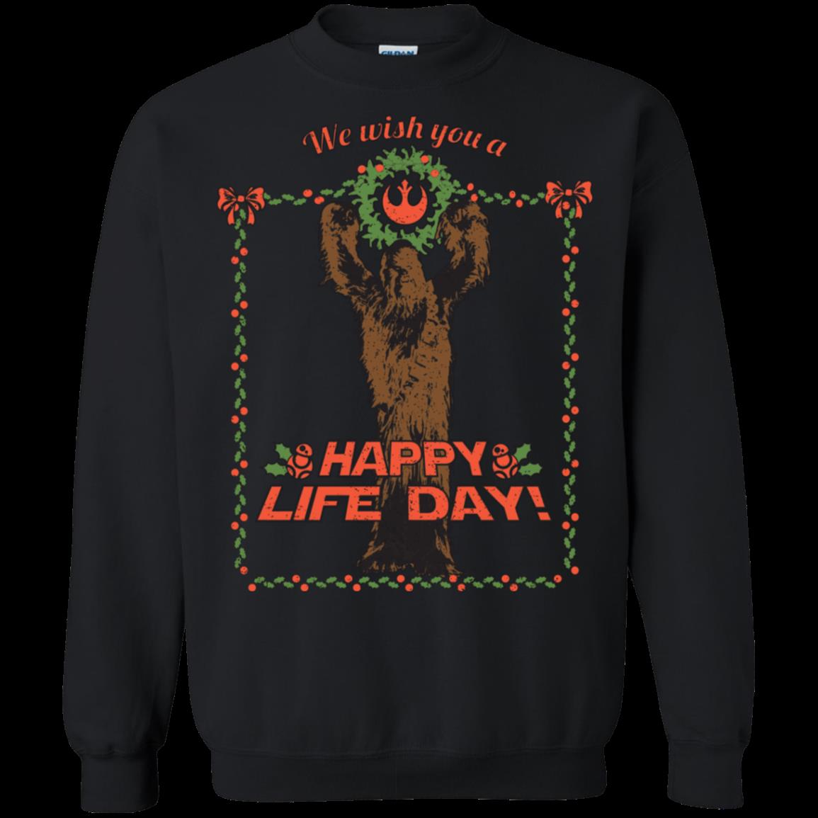 S S Happy Life Day From Chewie! Star Wars Chewbacca Christmas Shirts T Shirt Hoodies Sweatshirt S S Happy Life Day From Chewie! Star Wars Chewbacca Christmas Shirts T Shirt Hoodies Sweatshirt