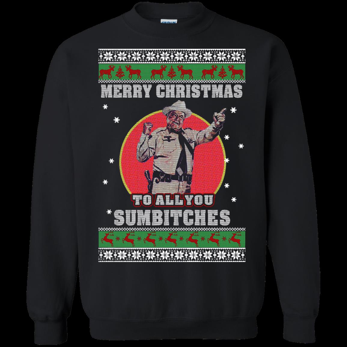 S Smokey And The Bandit Ugly Christmas Sweater T Shirt Hoodies Sweatshirt