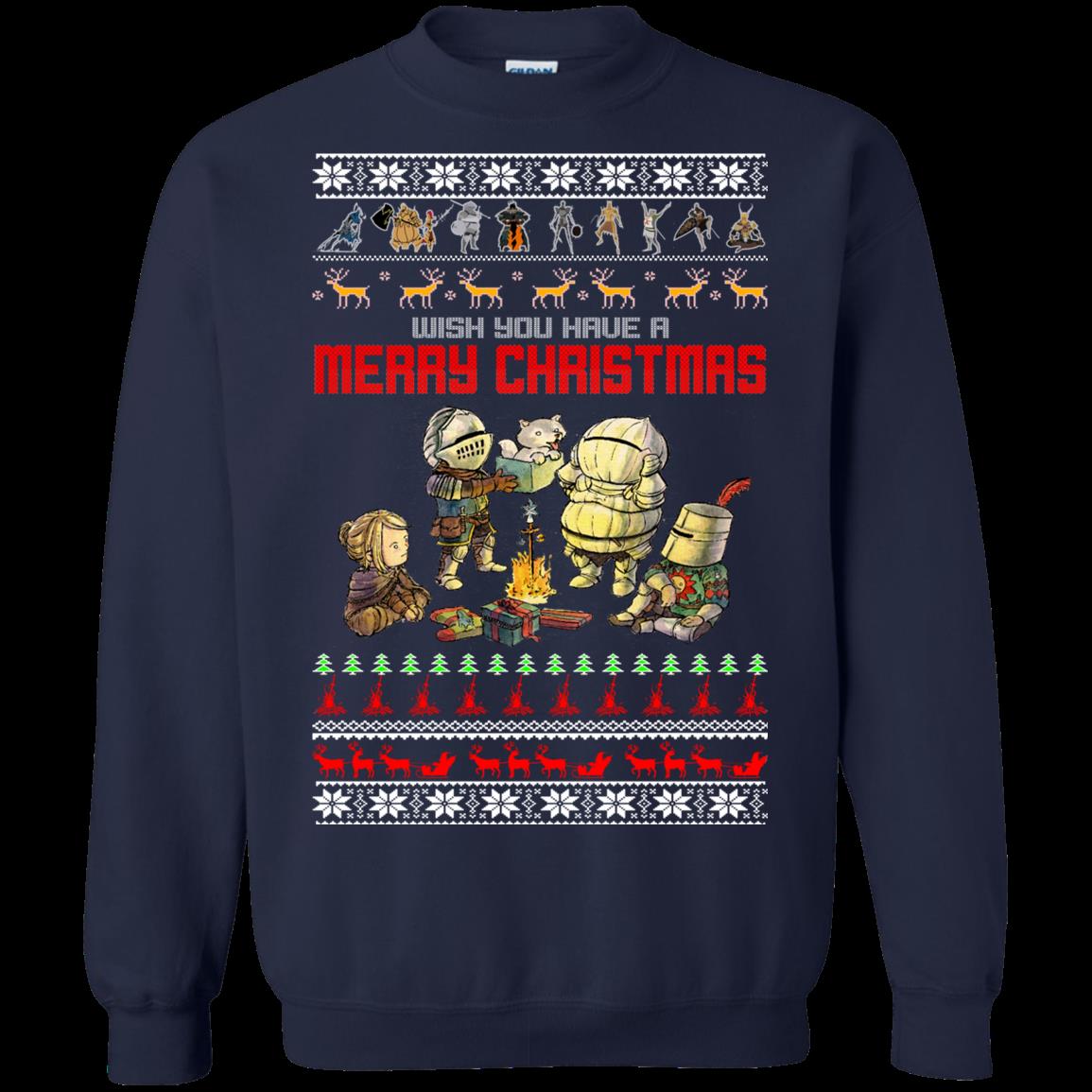 S Wish You Have A Merry Christmas Dark Souls Ugly Christmas Shirts T Shirt Hoodies Sweatshirt 1 » Cool Gifts for You - Mfamilygift S Wish You Have A Merry Christmas Dark Souls Ugly Christmas Shirts T Shirt Hoodies Sweatshirt 1