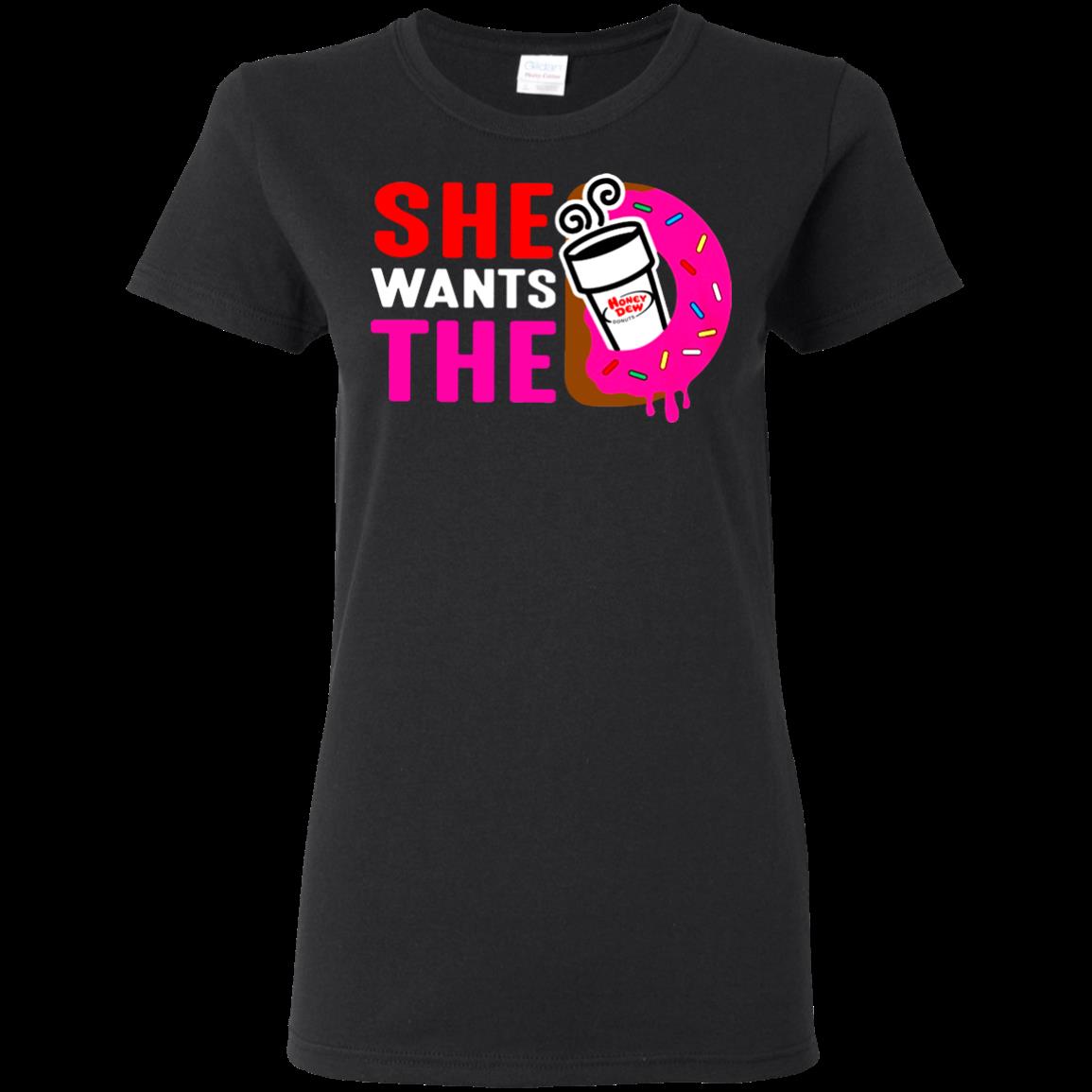 She Wants The Honey Dew Donuts T Shirt Hoodie Sweater 3 » Cool Gifts for You - Mfamilygift She Wants The Honey Dew Donuts T Shirt Hoodie Sweater 3