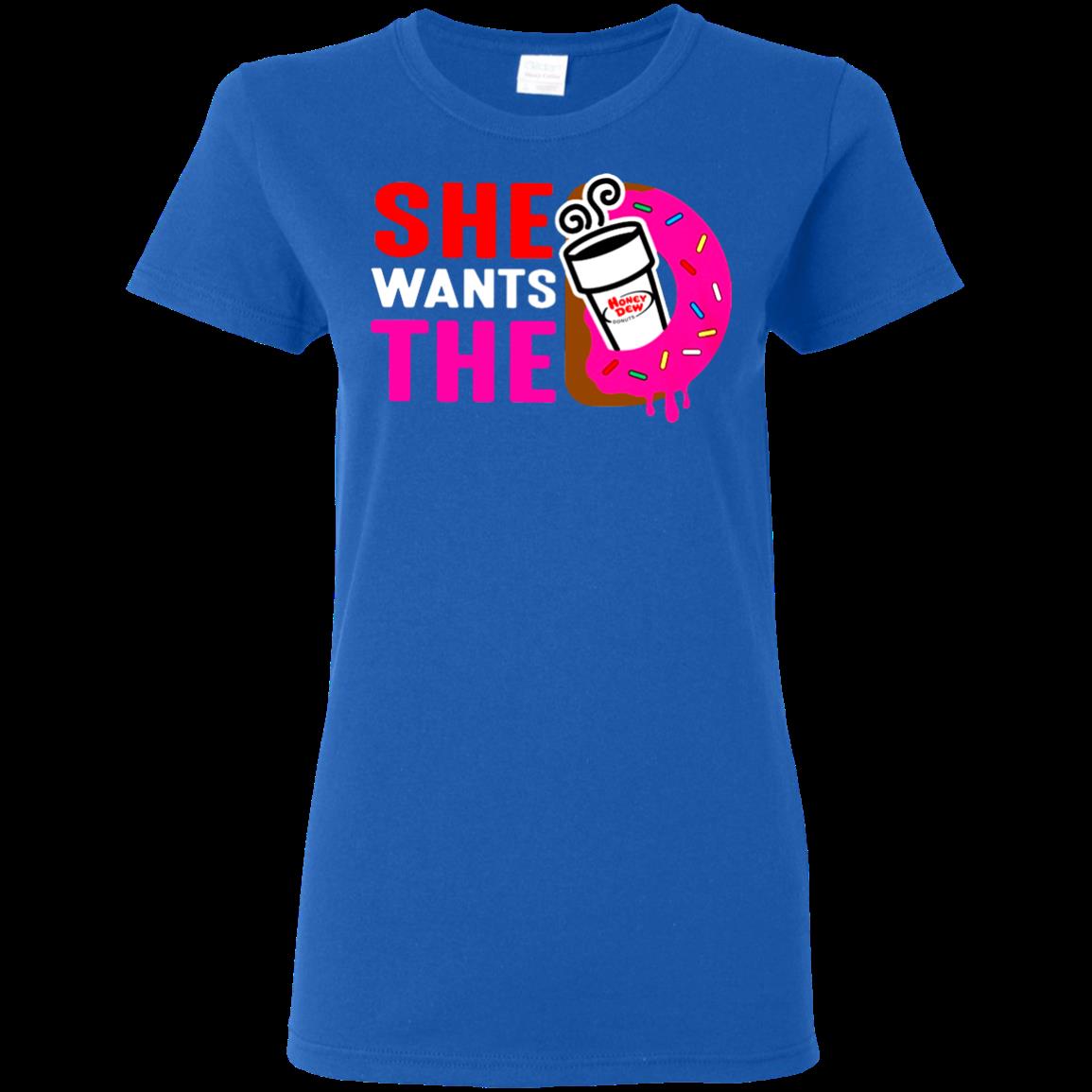 She Wants The Honey Dew Donuts T Shirt Hoodie Sweater 4 » Cool Gifts for You - Mfamilygift She Wants The Honey Dew Donuts T Shirt Hoodie Sweater 4