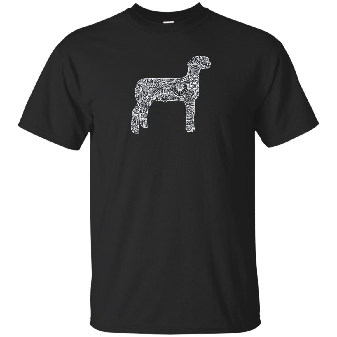 Sheep Livestock Show Mandala T-Shirt – Lamb Ram Stock Show