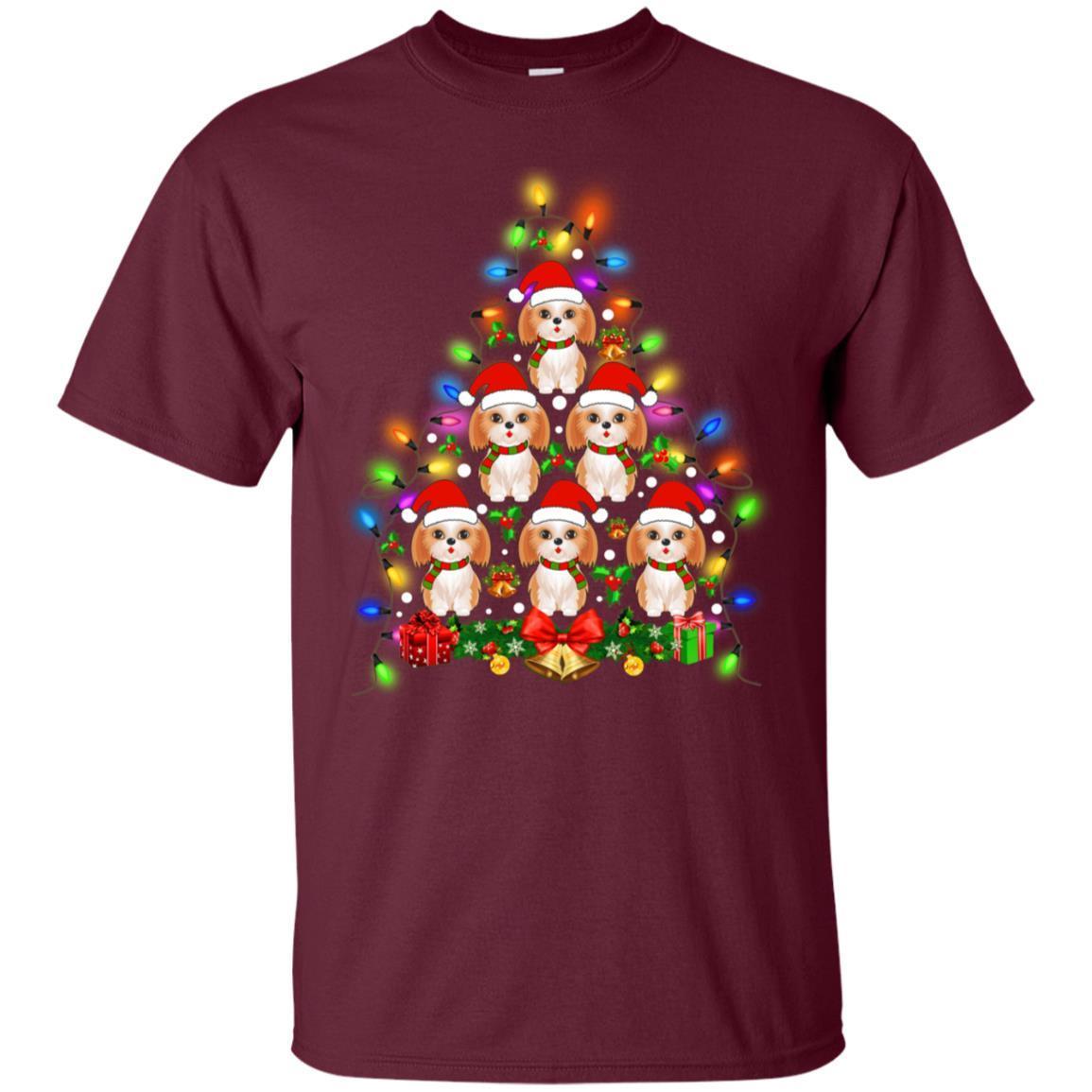 Shih Tzu Christmas Tree T Shirt Xmas Gift For Shih Tzu Dog 2 » Cool Gifts for You - Mfamilygift Shih Tzu Christmas Tree T Shirt Xmas Gift For Shih Tzu Dog 2