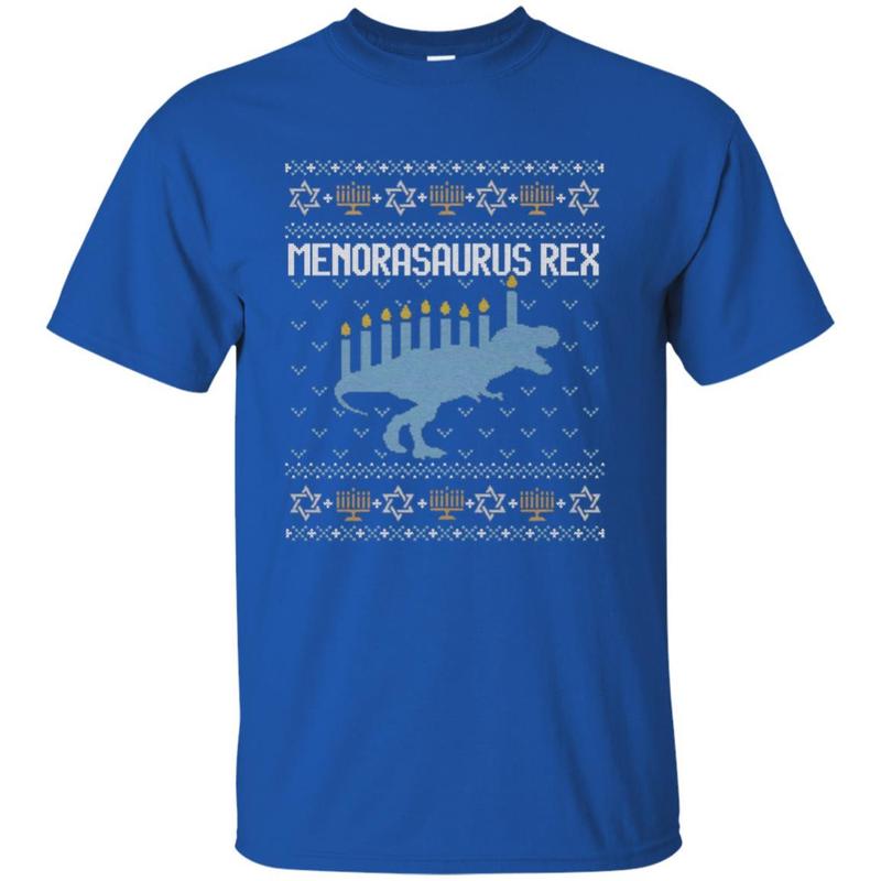 Shirt Funny Hanukkah Dinosaur T-Rex Menorasaurus 3 » Cool Gifts for You - Mfamilygift Shirt Funny Hanukkah Dinosaur T-Rex Menorasaurus 3