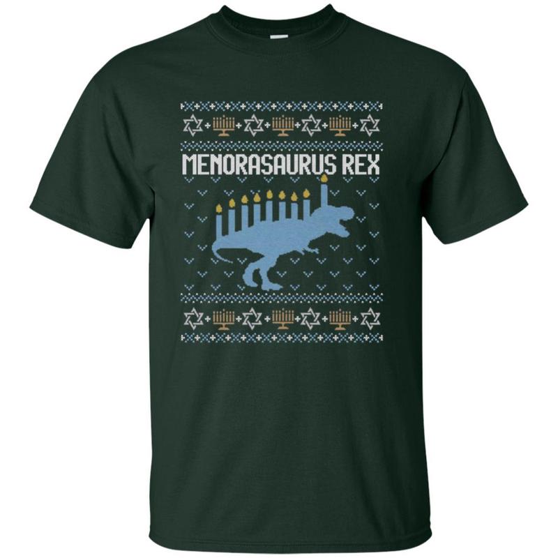 Shirt Funny Hanukkah Dinosaur T-Rex Menorasaurus 4 » Cool Gifts for You - Mfamilygift Shirt Funny Hanukkah Dinosaur T-Rex Menorasaurus 4