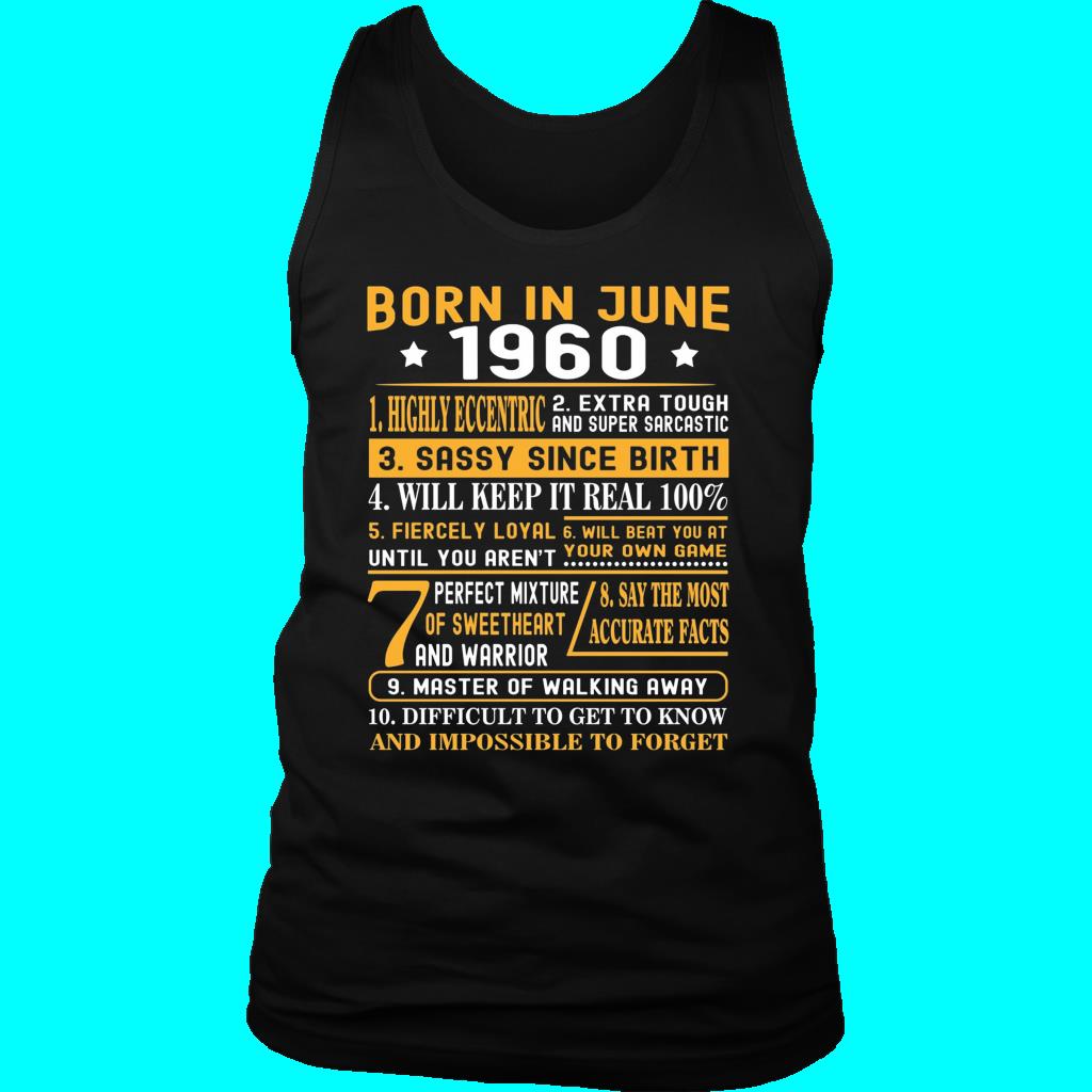 Shirt Top Sale 10 Facts Born In June 1960 T Shirts For Men, Women 1 » Cool Gifts for You - Mfamilygift Shirt Top Sale 10 Facts Born In June 1960 T Shirts For Men, Women 1