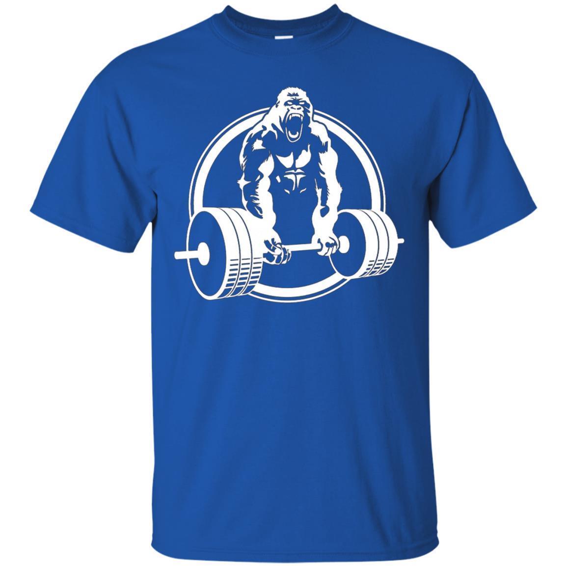Shirtwerks Deadlift Gorilla Fitness T-Shirt 2 » Cool Gifts for You - Mfamilygift Shirtwerks Deadlift Gorilla Fitness T-Shirt 2