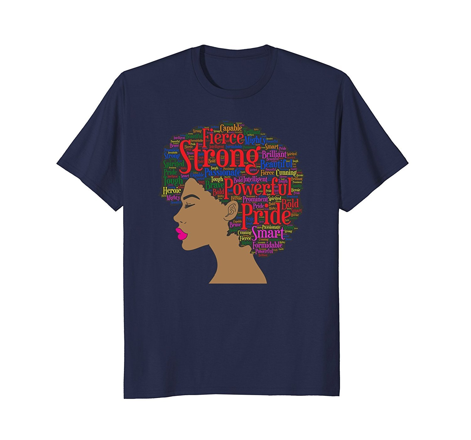 Afro Word Art Shirt For Strong Black Women Or Girl T-Shirt 1 » Cool Gifts for You - Mfamilygift Afro Word Art Shirt For Strong Black Women Or Girl T-Shirt 1