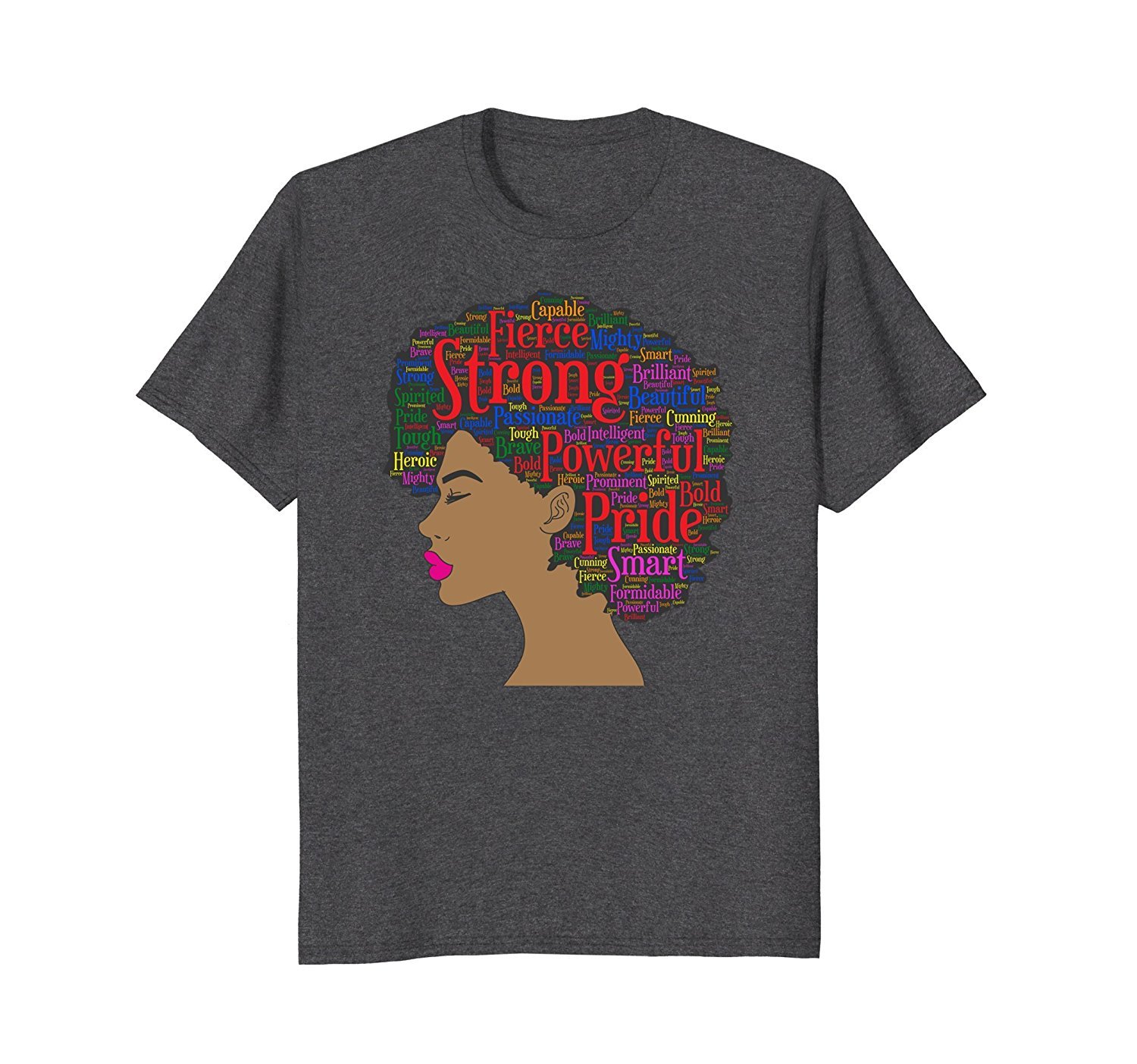 Afro Word Art Shirt For Strong Black Women Or Girl T-Shirt 3 » Cool Gifts for You - Mfamilygift Afro Word Art Shirt For Strong Black Women Or Girl T-Shirt 3