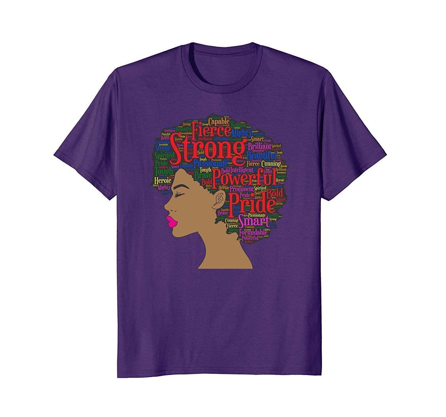 Afro Word Art Shirt For Strong Black Women Or Girl T-Shirt 4 » Cool Gifts for You - Mfamilygift Afro Word Art Shirt For Strong Black Women Or Girl T-Shirt 4