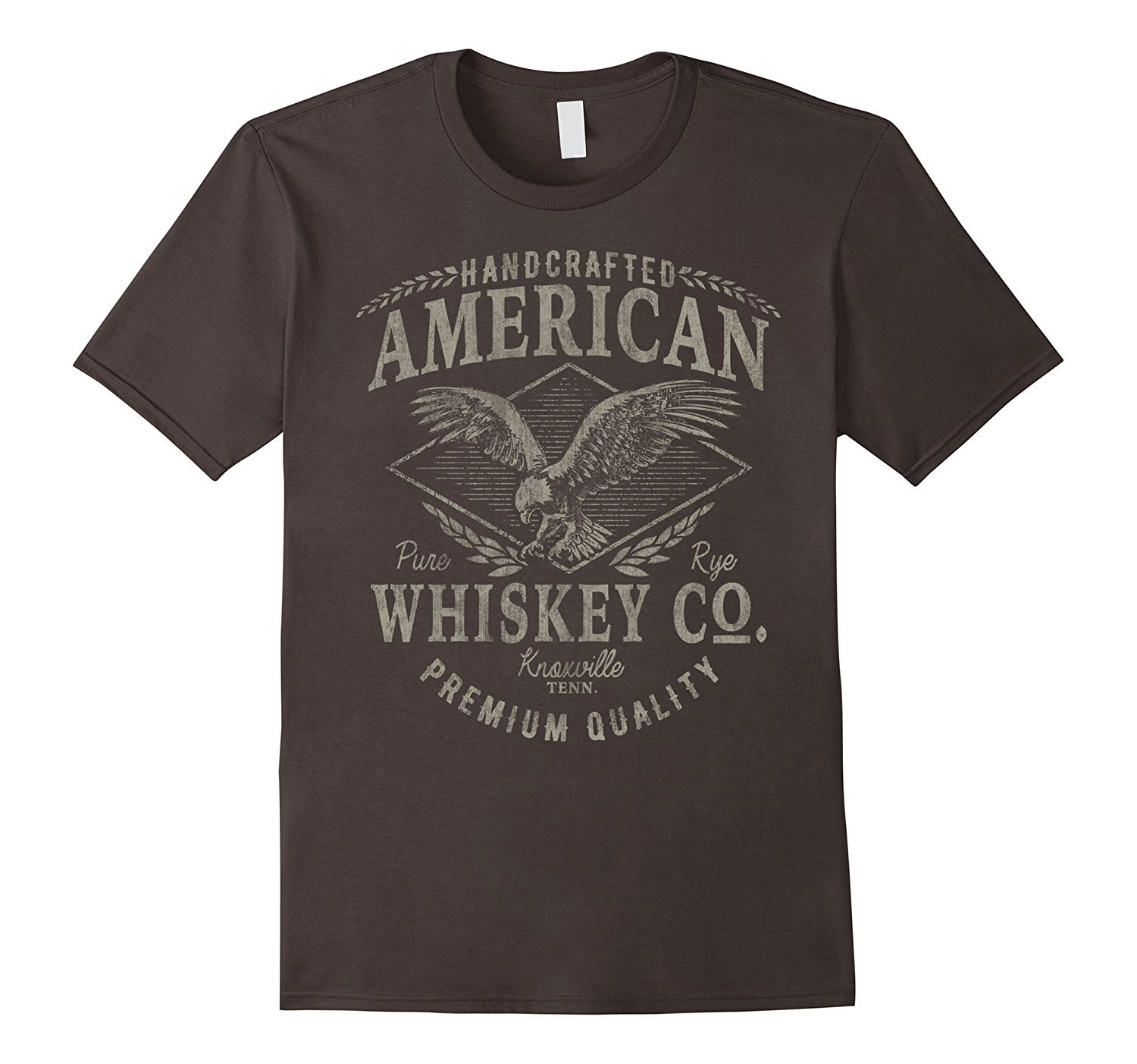 Handcrafted American Whiskey Eagle Vintage Graphic T-Shirt 2 » Cool Gifts for You - Mfamilygift Handcrafted American Whiskey Eagle Vintage Graphic T-Shirt 2