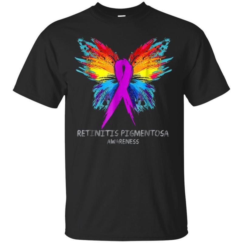 Shop From 1000 Unique Retinitis Pigmentosa Awareness Tee Shirt – Butterfly T-Shirt Shop From 1000 Unique Retinitis Pigmentosa Awareness Tee Shirt – Butterfly T-Shirt