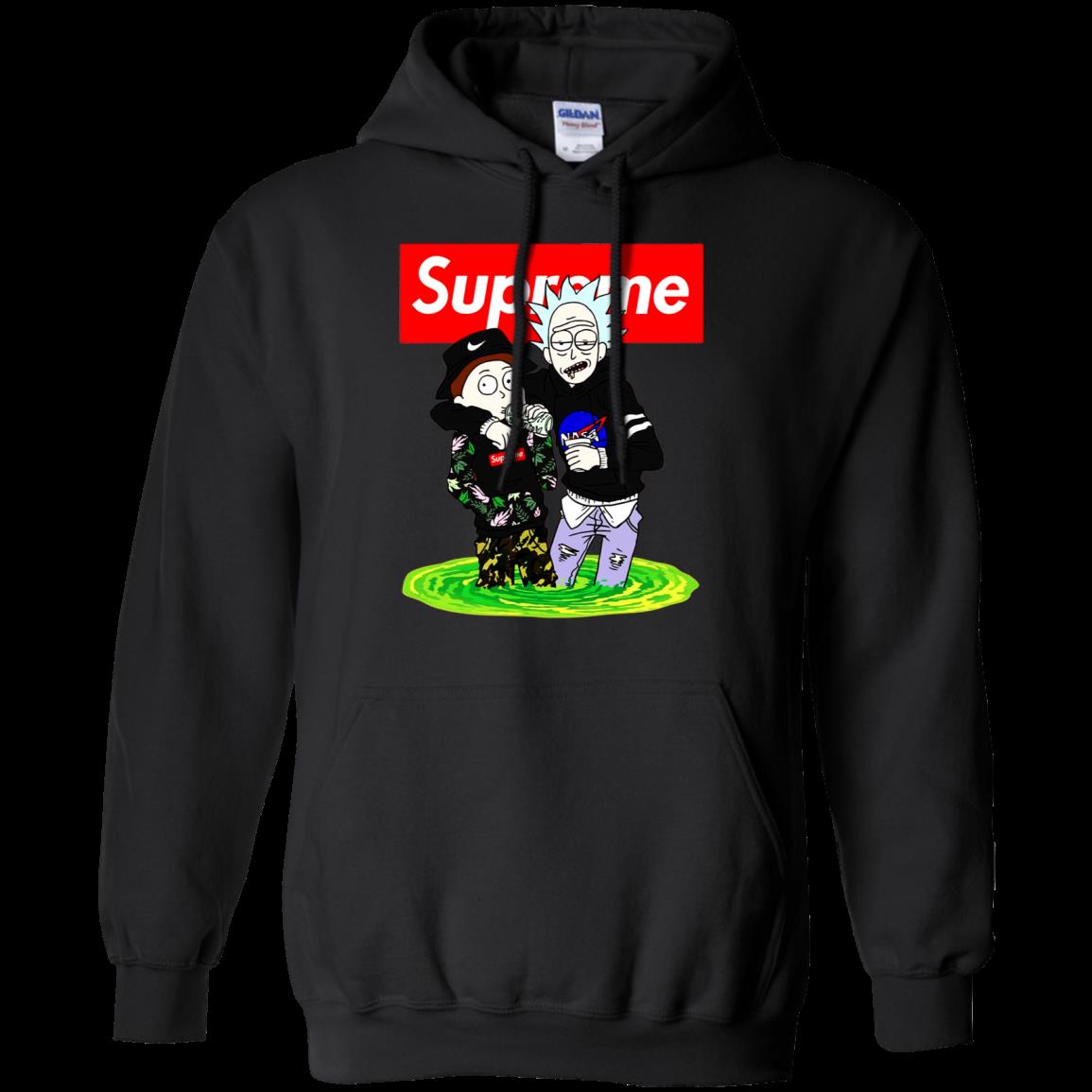 Shop From 1000 Unique Rick And Morty Supreme Men’S Hoodie