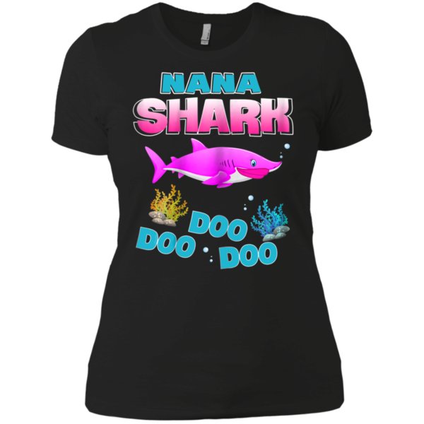 Shop Nana Shark Doo Doo Doo – Mothers Day Ladies T-Shirt